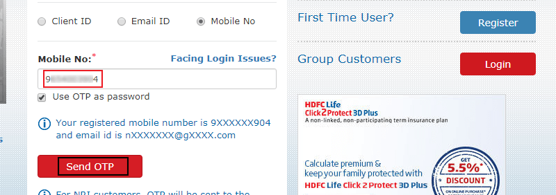 HDFC Life Registration Process-3