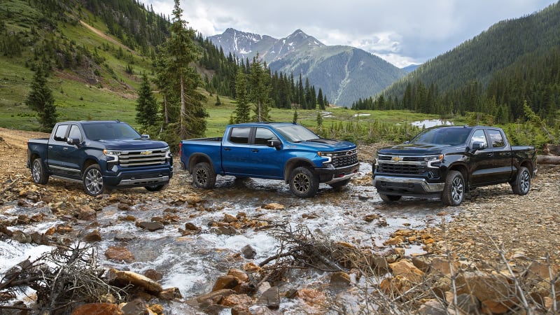 2022 Chevy Silverado line