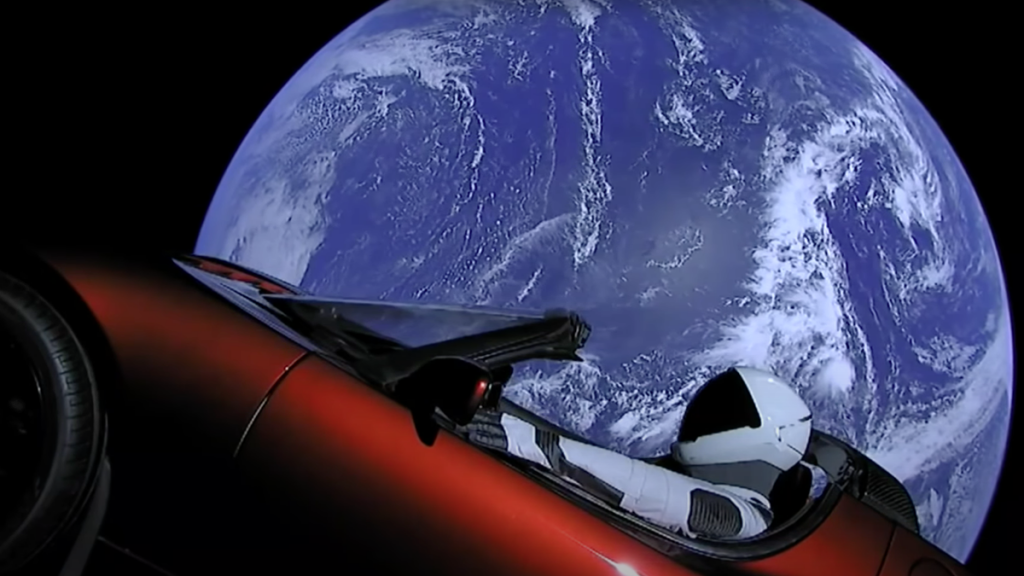 The Tesla Roadster Elon Musk Chucked Into Space Is Still Floating Around 4 Years Later