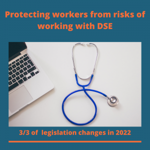 Protecting workers from risks of working with DSE and other office equipment