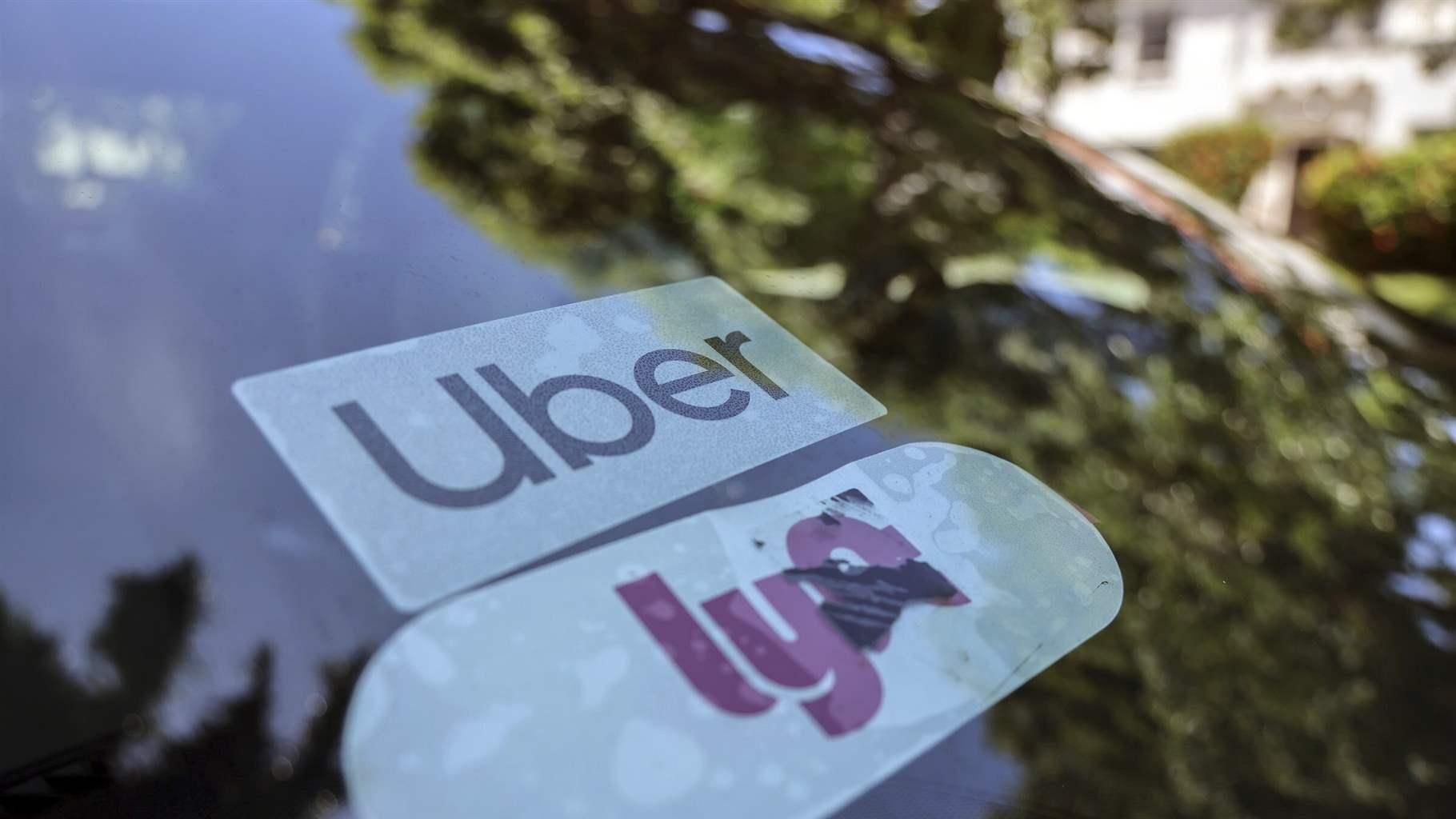 The car of a 43-year-old driver for Lyft/Uber named Roben, is shown as he works on the Beach and shares his thoughts regarding the impact of self-driving vehicles on drivers, Thursday, July 29, 2021, in Miami Beach, Fla.