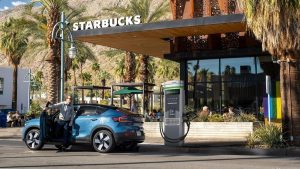 Volvo's Starbucks EV Chargers Are Genius