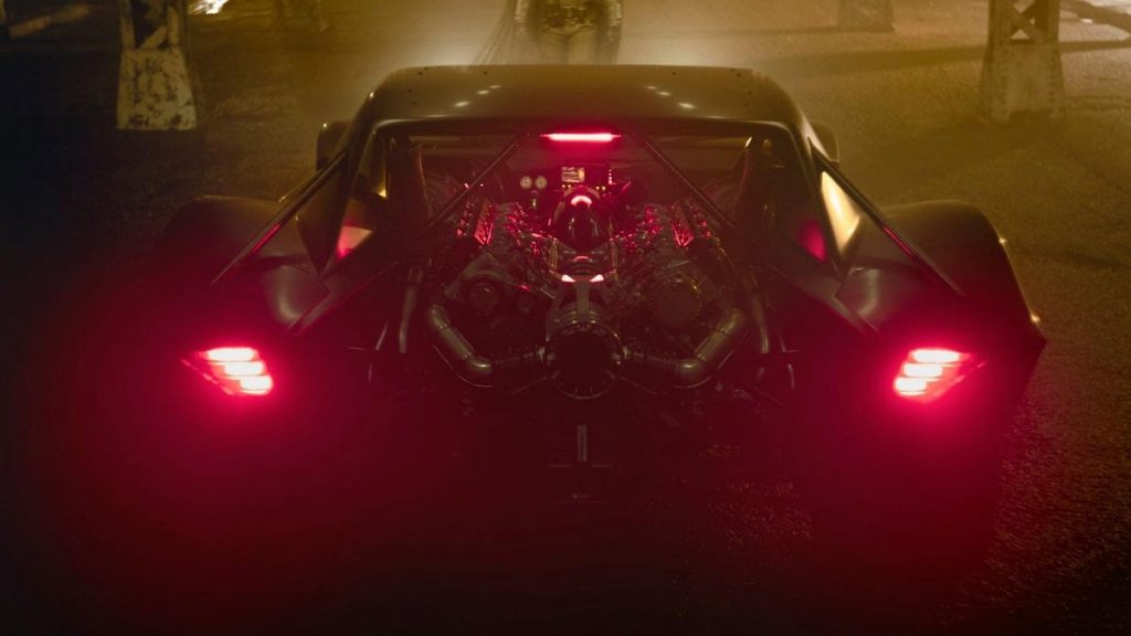 What Engine Is In The Back Of The Batman's Batmobile?