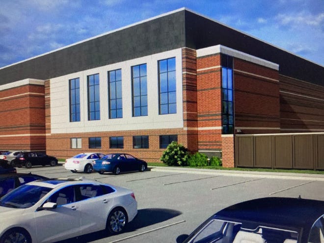 BLDD Architects rendering of the new Lanphier High School entrance. A groundbreaking for the $93.2 million project has tentatively been scheduled for 1:30 p.m. on April 14.