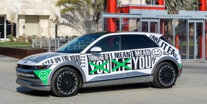 Hyundai Ioniq 5 Gets Sloganized by Artist Barbara Kruger