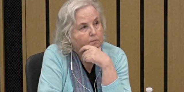 Nancy Crampton-Brophy appears in an Oregon courtroom for her murder trial.