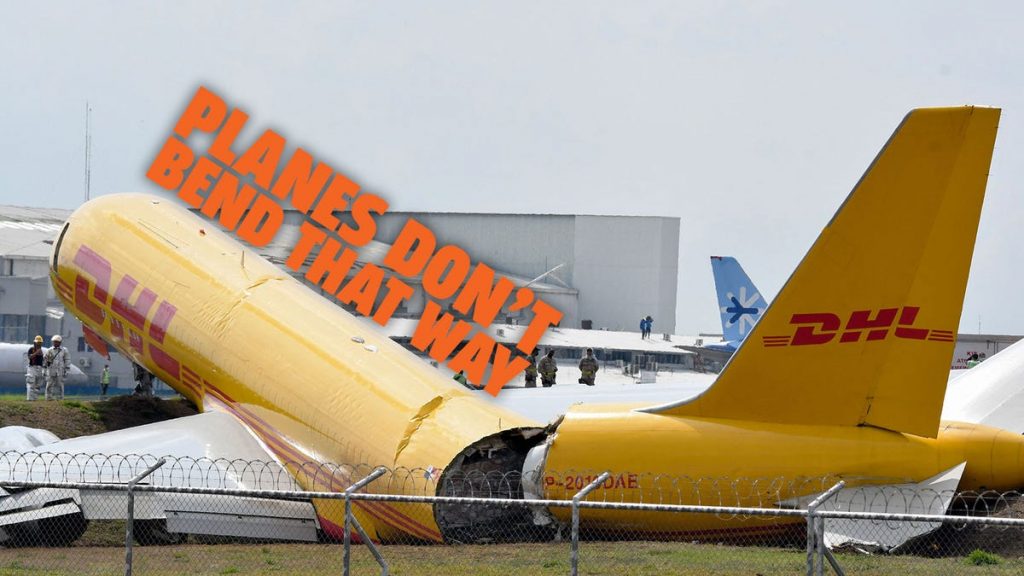 A DHL Cargo Jet Skidded Off A Runway And Snapped In Two