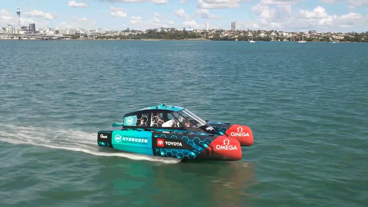 An America's Cup Team Is Developing A Hydrogen Chase Boat