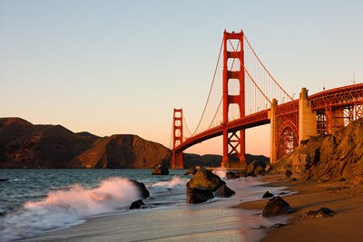 Golden Gate Bridge in San Fransisco