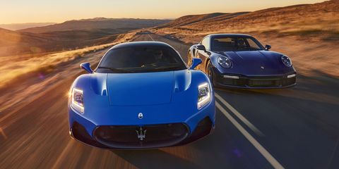 2022 maserati mc20, 2021 porsche 911 turbo s lightweight