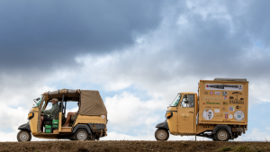 Watch Two Mighty Tuk-Tuks Go Off-Road Through Africa