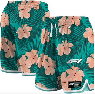 Miami All Over Print Summer Beach Shorts