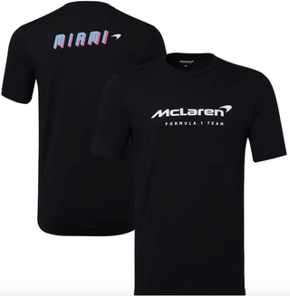 McLaren Miami Neon Logo T-Shirt - Black
