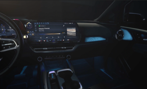 2024 Chevy Equinox EV interior 2024 chevy equinox ev interior