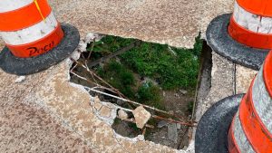 A Detroit Bridge Collapsed Under a Man's Feet, Sending Him Falling 15 Feet and Nearly Landing on a Freeway Below