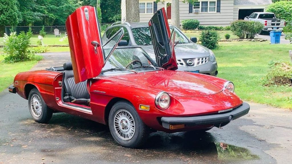 At $7,500, Does This 1979 Alfa Romeo Spider Veloce With Butterfly Doors Feel Pretty Fly?