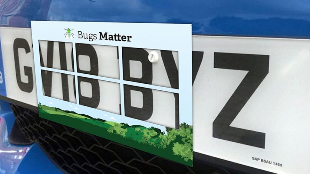 British license plates used to show shocking insect decline