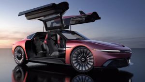 DeLorean Alpha5 brings two gullwing doors, four seats, many questions