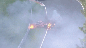 Flaming KTM X-Bow Rolls Away Without Driver at Nürburgring 24