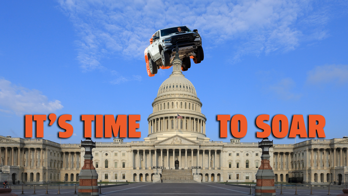 Here's How We Are Going To Jump A Ram TRX Over The U.S. Capitol