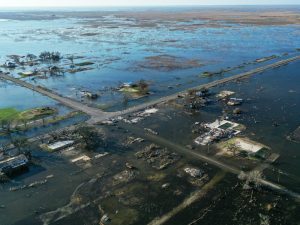 Delta flooding after hurricane.