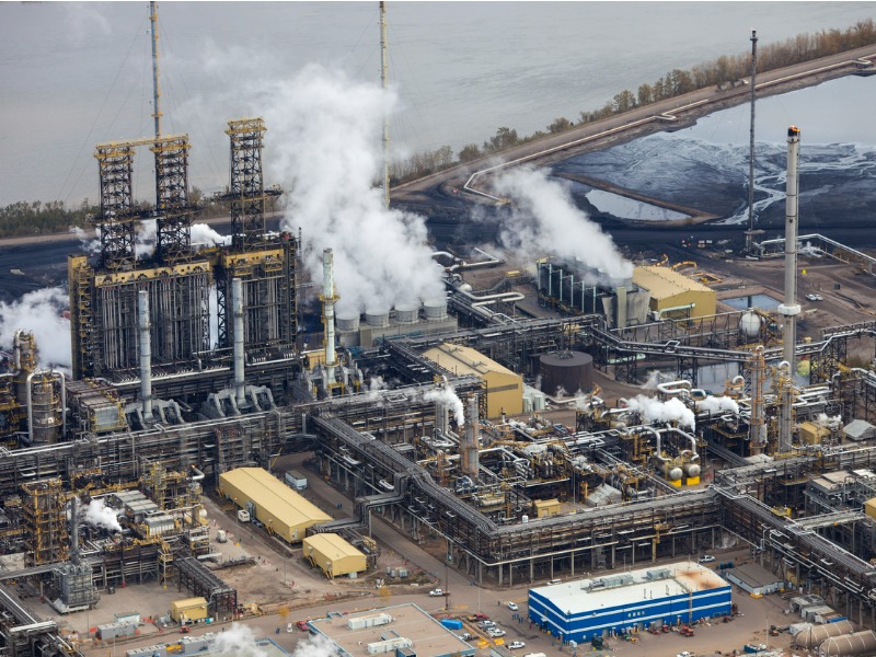 Alberta oil sands facility.