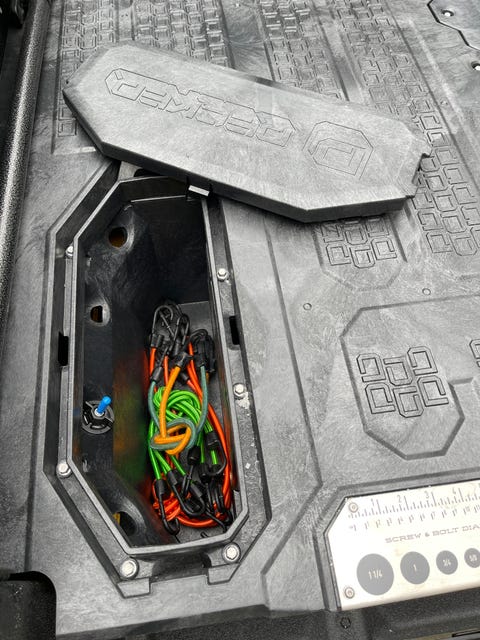 decked pickup truck bed drawer system