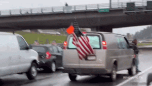 Shots Fired During Tense Stand Off With People's Convoy Drivers And Counter Protesters