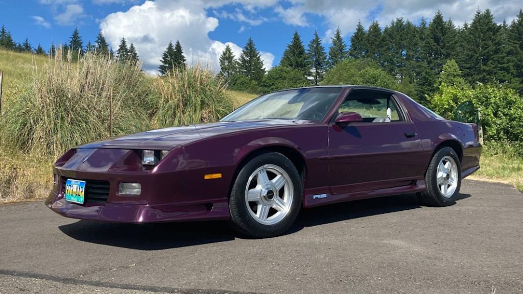 Totally rad '92 Camaro in Purple Haze has only 25,000 miles