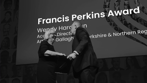 Wendy Hardman presented with BIBA’s Francis Perkins Award