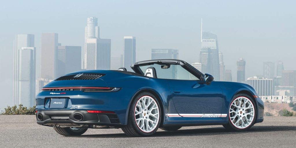 2023 Porsche 911 GTS Cabriolet America Edition Is a Red, White, and Blue Tribute