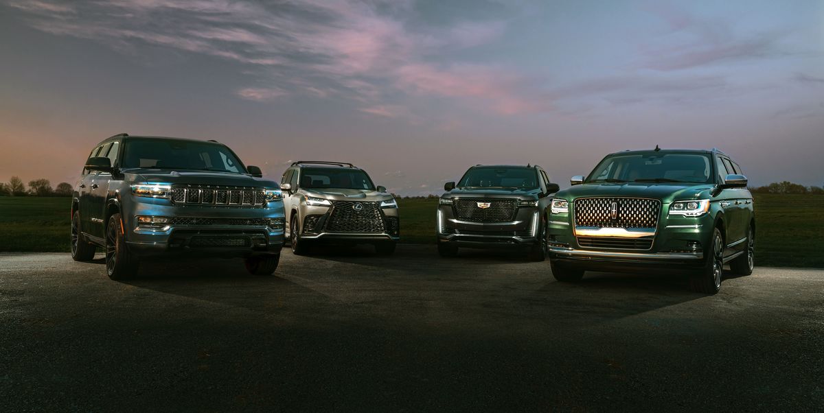 Comparison Test: 2022 Cadillac Escalade vs. Jeep Grand Wagoneer vs. Lexus LX600 vs. Lincoln Navigator