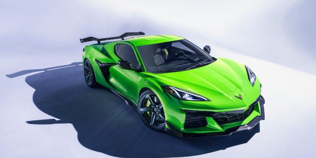 2023 Chevy Corvette Z06 with Zany Green Paint, Matching NFT to Be Auctioned