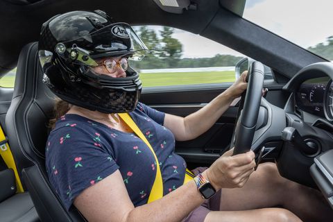 sharon silke carty at porsche experience driving school