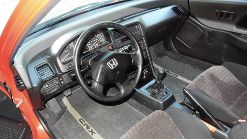 1990 honda crx si interior