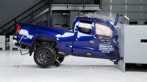 2022 Toyota Tacoma IIHS passenger-side test improves — to 'Marginal'