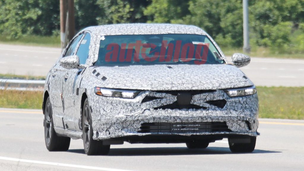 2024 Honda Accord spy photos shows new styling, possible next generation