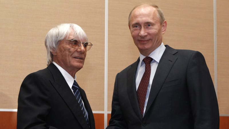 Ecclestone says Putin's a 'first-class person' he'd 'take a bullet' for