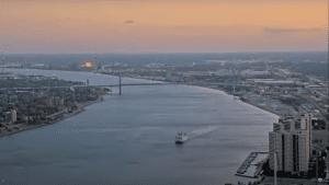 Enjoy This Overnight Timelapse of Planes, Ships Moving Through Detroit