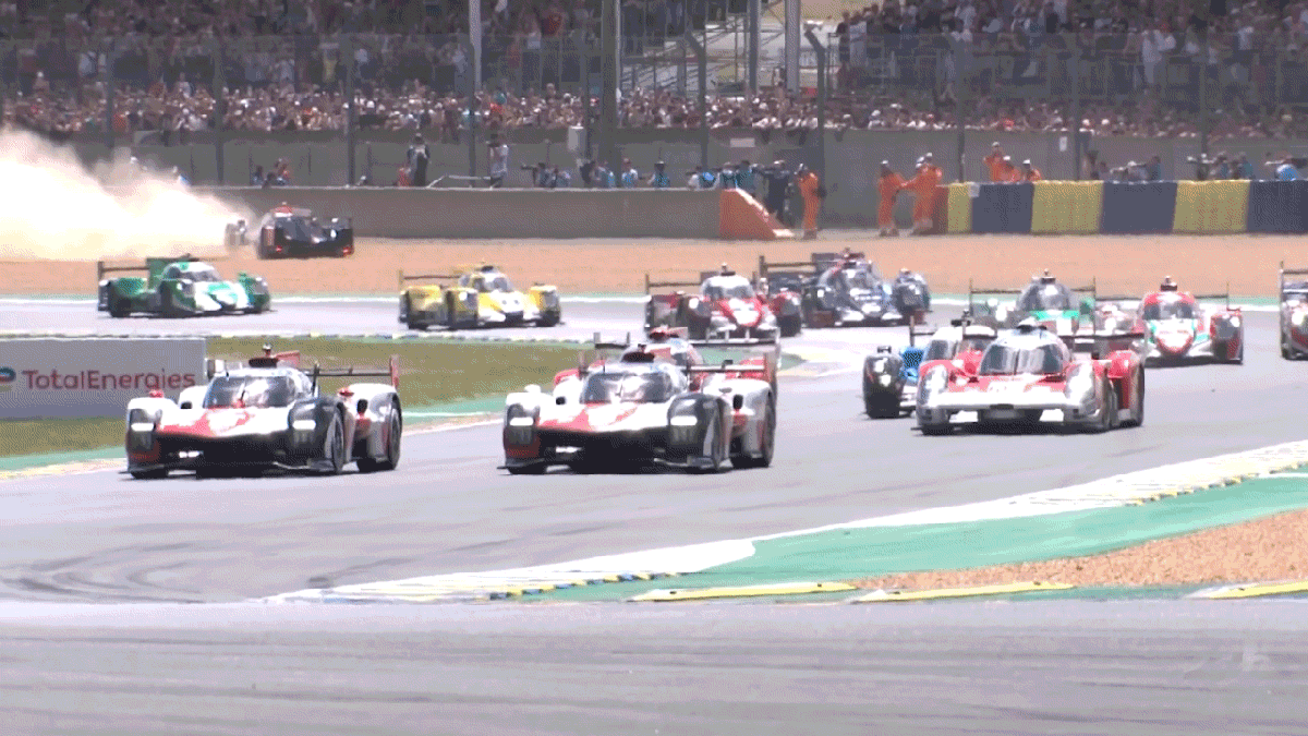 First Corner Crash Opens This Year's 24 Hours of Le Mans