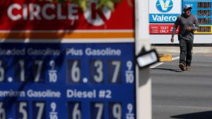 Gas Price Above $5 Per Gallon in Nearly Half the U.S.