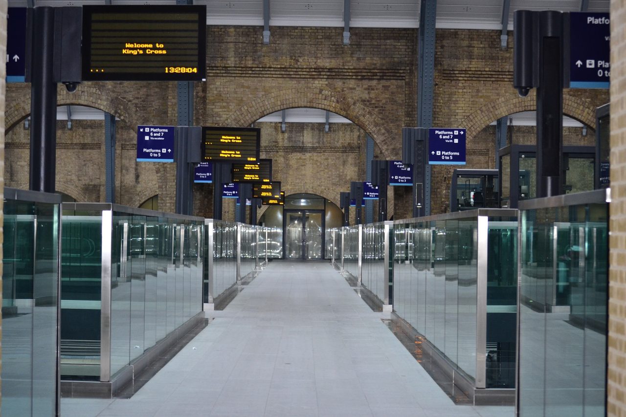 Empty Train Station