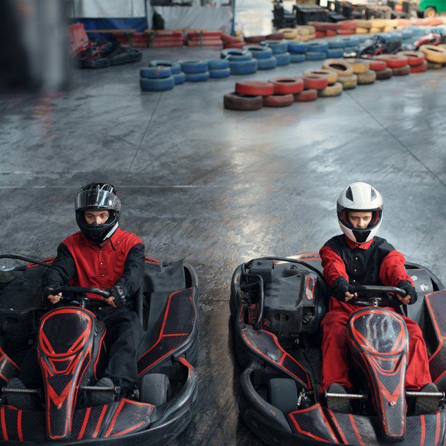 Go-kart drivers