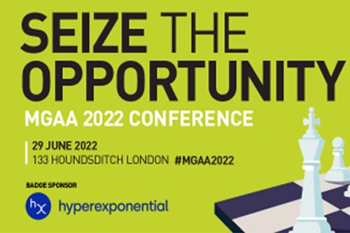 MGAA Conference 29th June 2022, ETC Venue, 133 Houndsditch, London