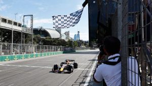 Max Verstappen Wins F1's Race in Baku After Ferrari Double DNF