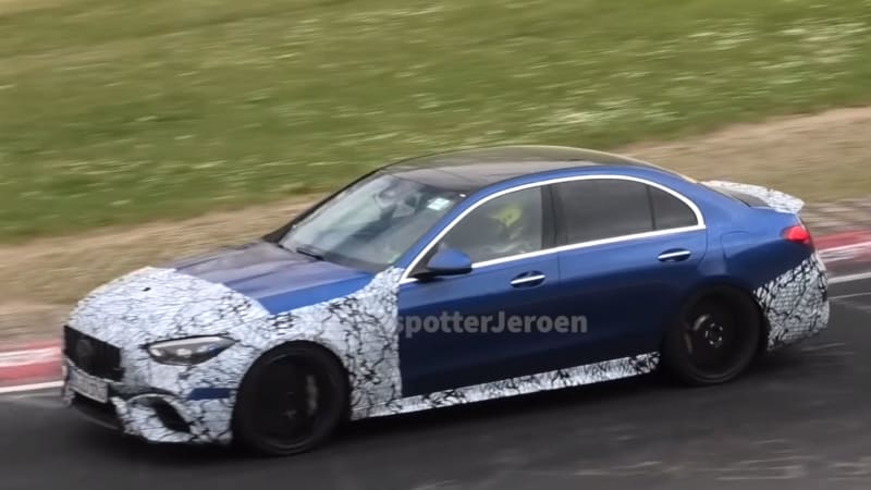 Mercedes-AMG C 63 S goes quickly and very quietly at the 'Ring