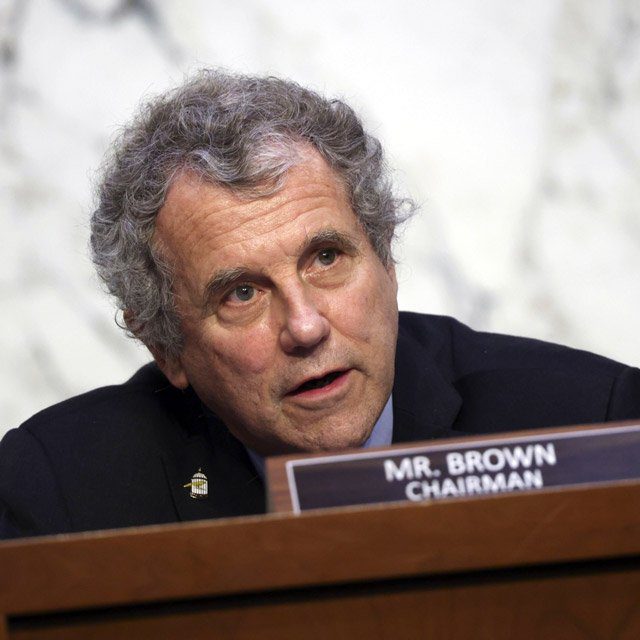 Sen. Sherrod Brown, D-Ohio. (Photo: Kevin Dietsch/Bloomberg)