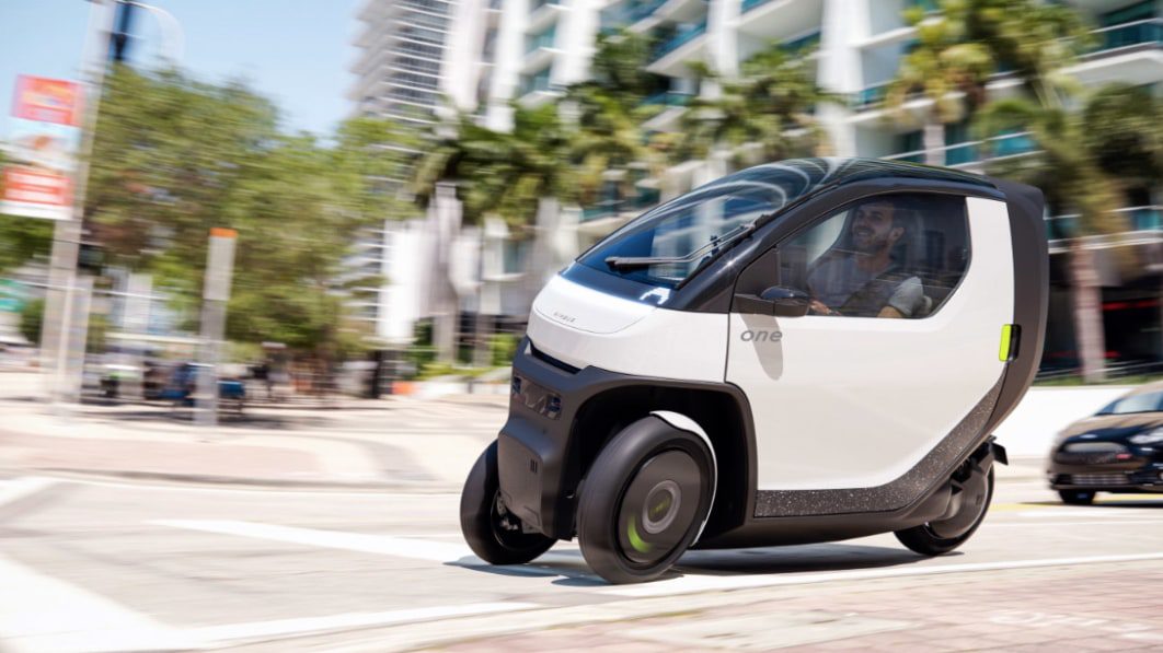 Nimbus tiny EV prototype is like a motorbike with a roof Insurance