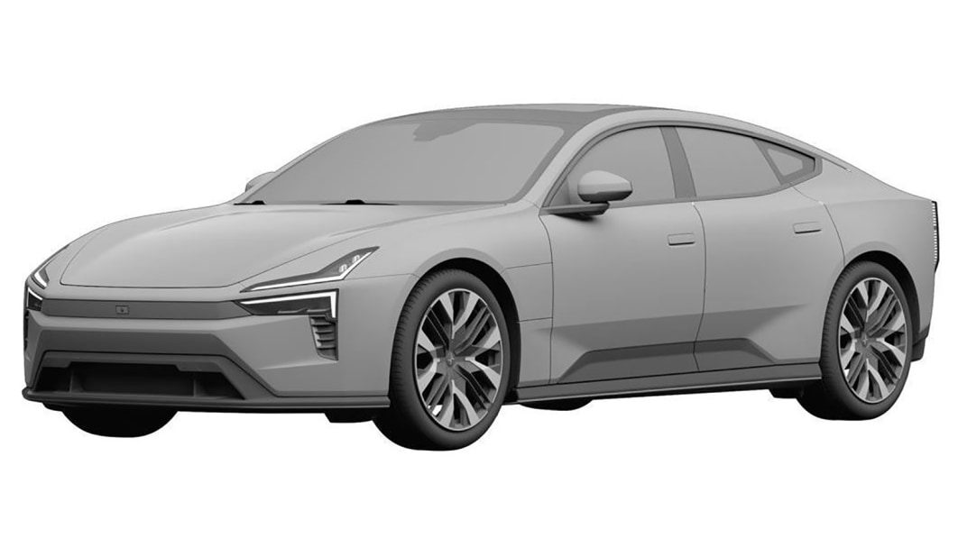 Polestar 5 electric sedan outed in EU patent images