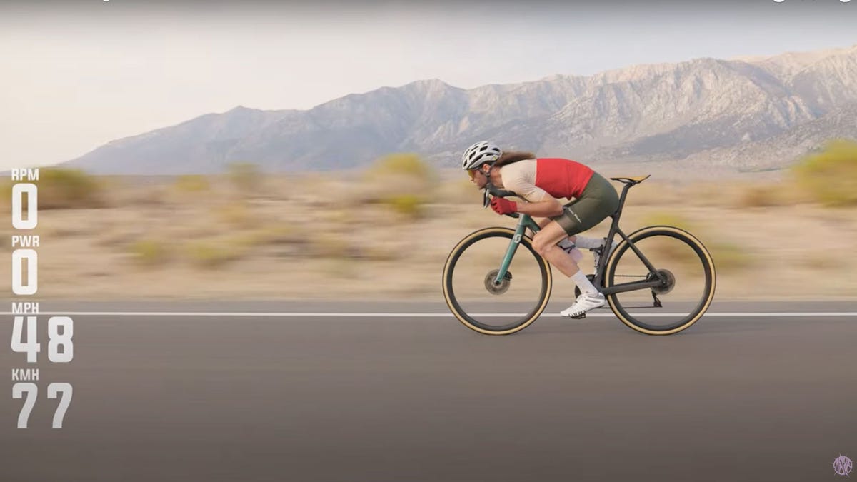 Watch a Madman Do 65 MPH on a Bicycle